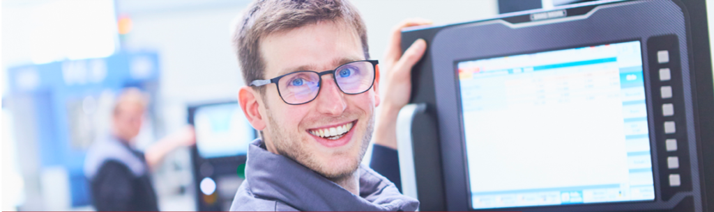 Bediener CNC Maschine